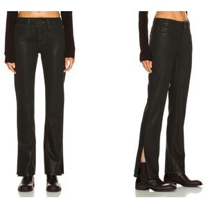 NWT GRLFRND The Hailey Low Rise Slim Boot Slit Black Manhattan Jeans Womens 26